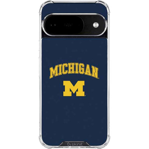 University of Michigan M Google Pixel 10 Clear Case